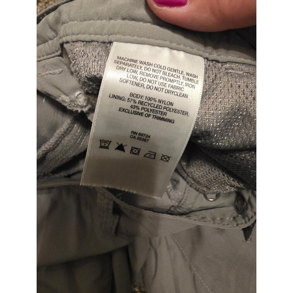 Columbia PFG Capri Pants Gray Hiking Fishing Utility Outdoor Y2K - Picture 8 of 8